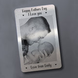 Novelty 1st Fathers Day Gift For Dad Metal Wallet Card