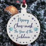 Funny Year Of The Lockdown Christmas Tree Decoration Family Gift