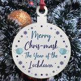 Funny Year Of The Lockdown Christmas Tree Decoration Family Gift