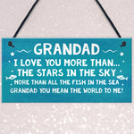 Grandad Gift For Birthday Christmas Hanging Sign Gift For Dad