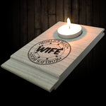 Worlds Best Wife Candle Gift Set Tea Light Holder