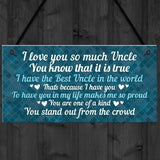 Best Uncle Plaque Gift For Birthday Christmas Gift For Brother