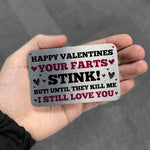 Funny Valentines Gift For Boyfriend Girfriend Husband Wife Card