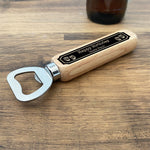 Personalised Gift For Uncle Birthday Wooden Bottle Opener Funny