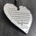 Gift For Boyfriend For Valentines Day Anniversary Hanging Heart