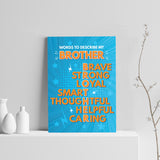 Brother Gifts For Birthday Christmas Print Gift From Sister