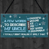 FUNNY Uncle Gifts Quirky Gift For Uncle Fathers Day Gift For Hi