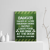 Funny Gaming Sign For Boys Bedroom Games Room Man Cave Print