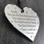 Best Girlfriend Gift Personalised Heart Valentines Anniversary