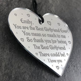 Best Girlfriend Gift Personalised Heart Valentines Anniversary