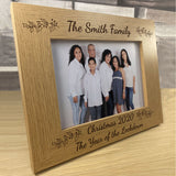 PERSONALISED Family Photo Frame Christmas 2020 Lockdown Gift