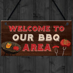 BBQ Home Decor Sign Novelty Barbecue Plaques For Garden