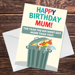 Funny Birthday Card For Mum Lockdown Theme Novelty Card