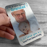 Personalised Metal Photo Gift For Grandad Novelty Birthday Gifts