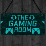 Gaming Room Sign Novelty Gamer Gift Bedroom Man Cave Sign