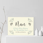 Personalised Nan Print Mothers Day Birthday Gift For Nan