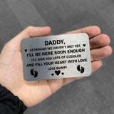 Daddy To Be Gift From Bump Wallet Insert Birthday