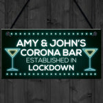 CORONA BAR Personalised Signs Novelty Home Bar Plaques Gifts