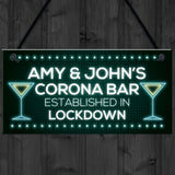 CORONA BAR Personalised Signs Novelty Home Bar Plaques Gifts