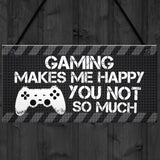 Novelty Gaming Sign Gift Funny Rude Christmas Gift For Brother