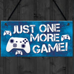 Gaming Sign For Door Boys Bedroom Man Cave Plaque Gamer Gift