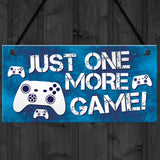 Gaming Sign For Door Boys Bedroom Man Cave Plaque Gamer Gift