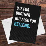 Funny Card For Brother Birthday Rude Birthday Card For Him