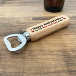 Novelty Anniversary Gift For Boyfriend Wooden Bottle Opener Gift