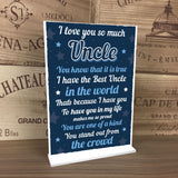 Quirky Gifts For Uncle Plaque Uncle Presents For Birthday Xmas