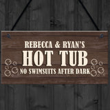 Personalised Funny Hot Tub Signs And Plaques Novelty Accessories