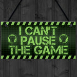 FUNNY Neon Effect Gaming Sign For Man Cave Boys Bedroom Sign