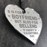 Funny Valentines Gift For Boyfriend Heart Rude Boyfriend Gift