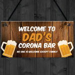 Personalised Novelty Corona Quarantine Bar Sign Novelty Gifts