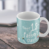 First 1st Fathers Day Mug Novelty Gift Idea For New Dad Newborn