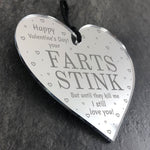 Funny Valentines Gift For Boyfriend or Husband Novelty Heart