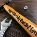 Personalised Birthday Gift For Grandad Engraved Hammer 50th 60th