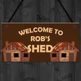 Personalised Garden Sign Shed Sign Gift For Men Garage Allotment