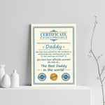 Personalised Gift For Daddy Card Fathers Day Gift For Him