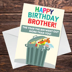 Funny Birthday Card For Brother Lockdown Theme Novelty Card