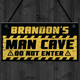 Funny Man Cave Sign Garage Sign PERSONALISED Bar Shed Gift