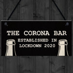 Funny Corona Bar Sign For Home Bar Garden Hanging Sign Alcohol