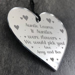 Novelty Auntie Birthday Christmas Gift Personalised Engraved