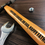 Funny Fathers Day Gift Novelty Engraved Hammer Gift For Him