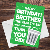 Funny Birthday Card For Brother Lockdown Design Novelty Card