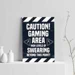 Funny Gaming Poster For Boys Bedroom Man Cave Wall Art