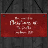 PERSONALISED Christmas At The Sign Family Gift Christmas Decor