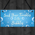 Hot Tub Hanging Decor Signs For Garden Novelty Lazy Spa Hot Tub