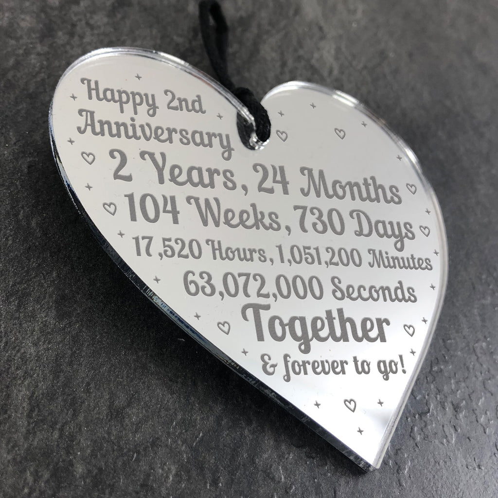 Buy HiStock 2nd Anniversary Wedding Gifts for Couple Memorial Gifts for Her  Him Wife Husband Girlfriend Boyfriend Engagement Ornaments Memories  Marriage Gifts Thankingful Christmas with Ribbon Online at desertcartINDIA