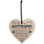 Perfect Romantic Valentines Gift For Your Boyfriend Wood Heart