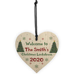 Welcome To Family Christmas Decoration PERSONALISED Heart